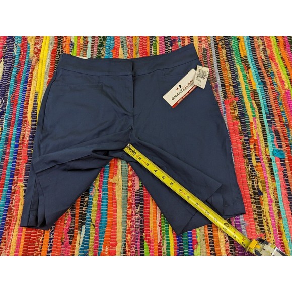 Grand Slam Women 6 Stretch 360 Comfort Waistband Golf Shorts UPF50 Black - Picture 10 of 12